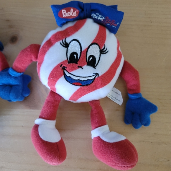 Bob's Sweetstripes Stuffed Plushies Boy And Girl 7 Inches Tall - Picture 2 of 8